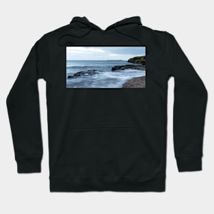 The sea at Amble, Northumberland Hoodie